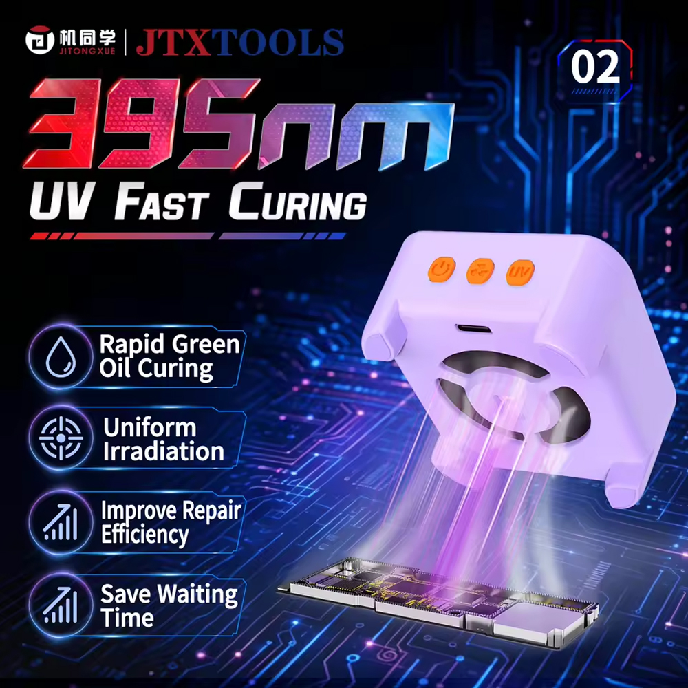 JTX CF-5 2-in-1 UV Curing Light with Cooling Fan