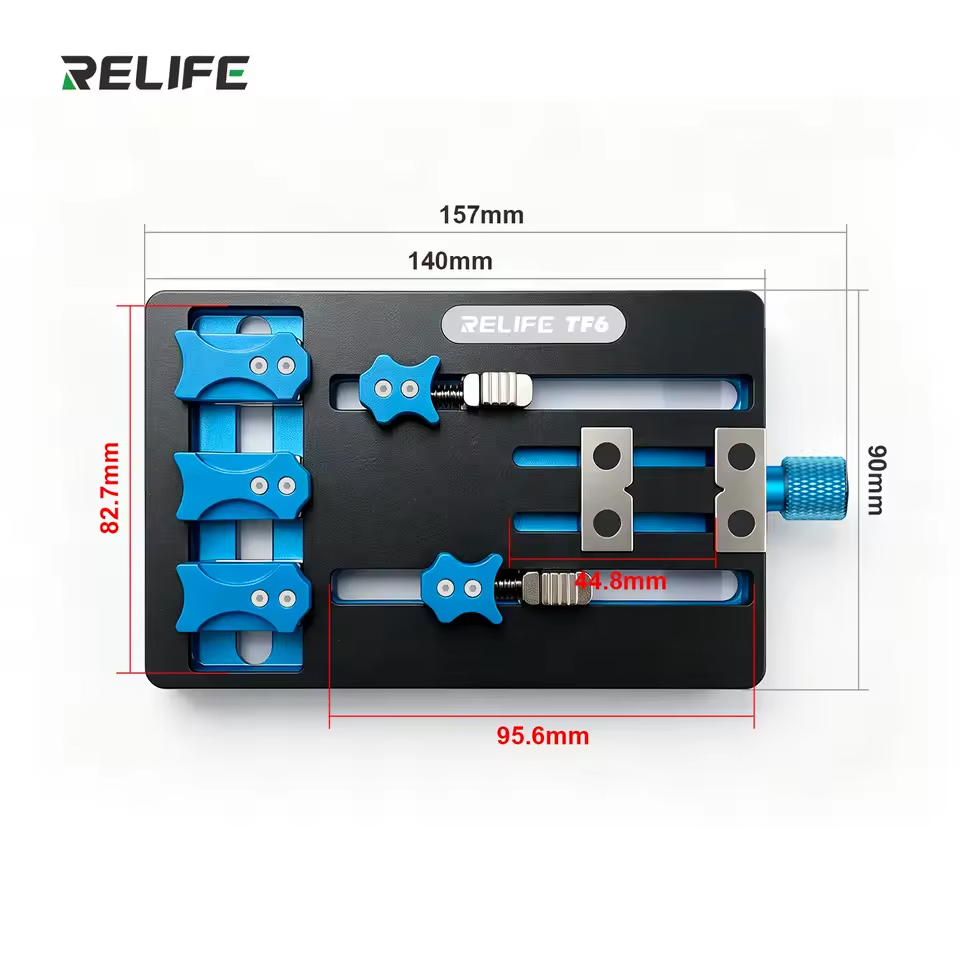 Relife TF6 Integrated Dual-Clamp Repair Fixture Compatible For Dual-Layer Motherboard