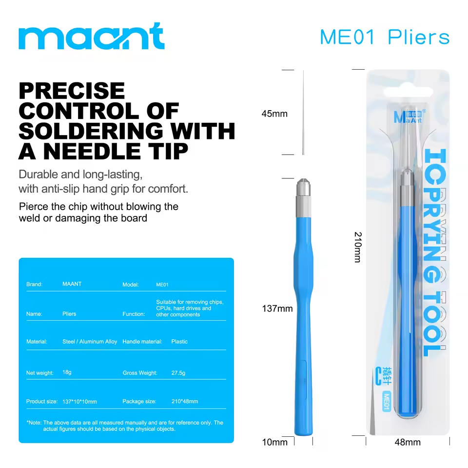 MaAnt ME01 Non Magnetic Precision Chip Pry Needle
