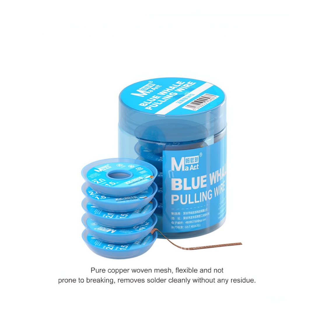 MaAnt XX-2015 Blue Whale Tin Suction Wire 5 Pcs Set