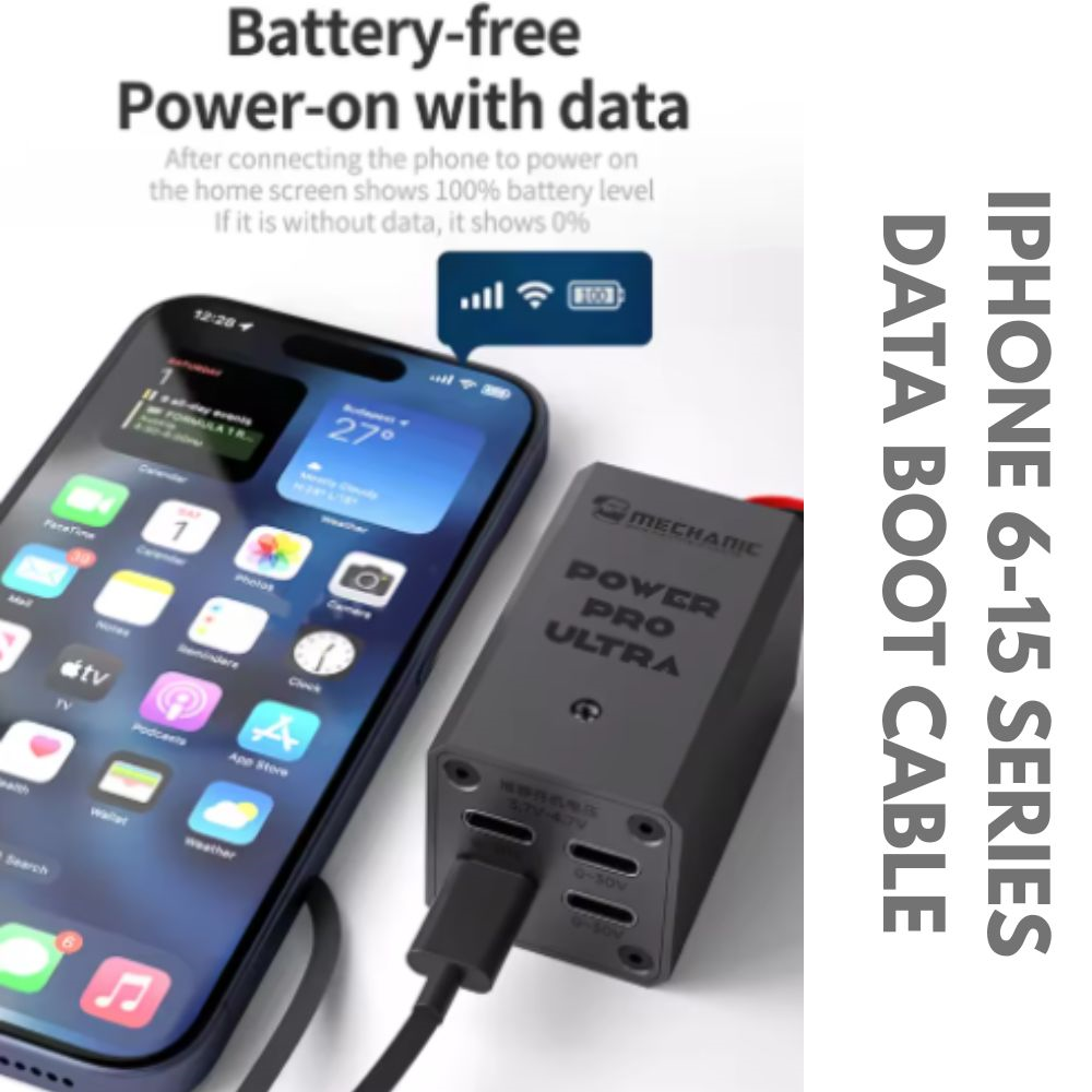 Mechanic Power Pro Ultra Power Supply Test Boot Cable for iPhone X-15 PM 