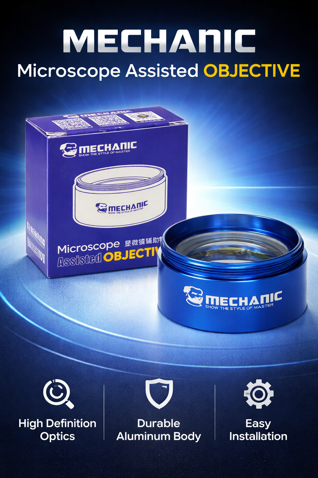 Mechanic Mcn-0.7x Microscope Lens