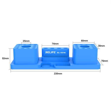 RELIFE RL-001K (Blue) Silicone All-in-One Modular Storage Box