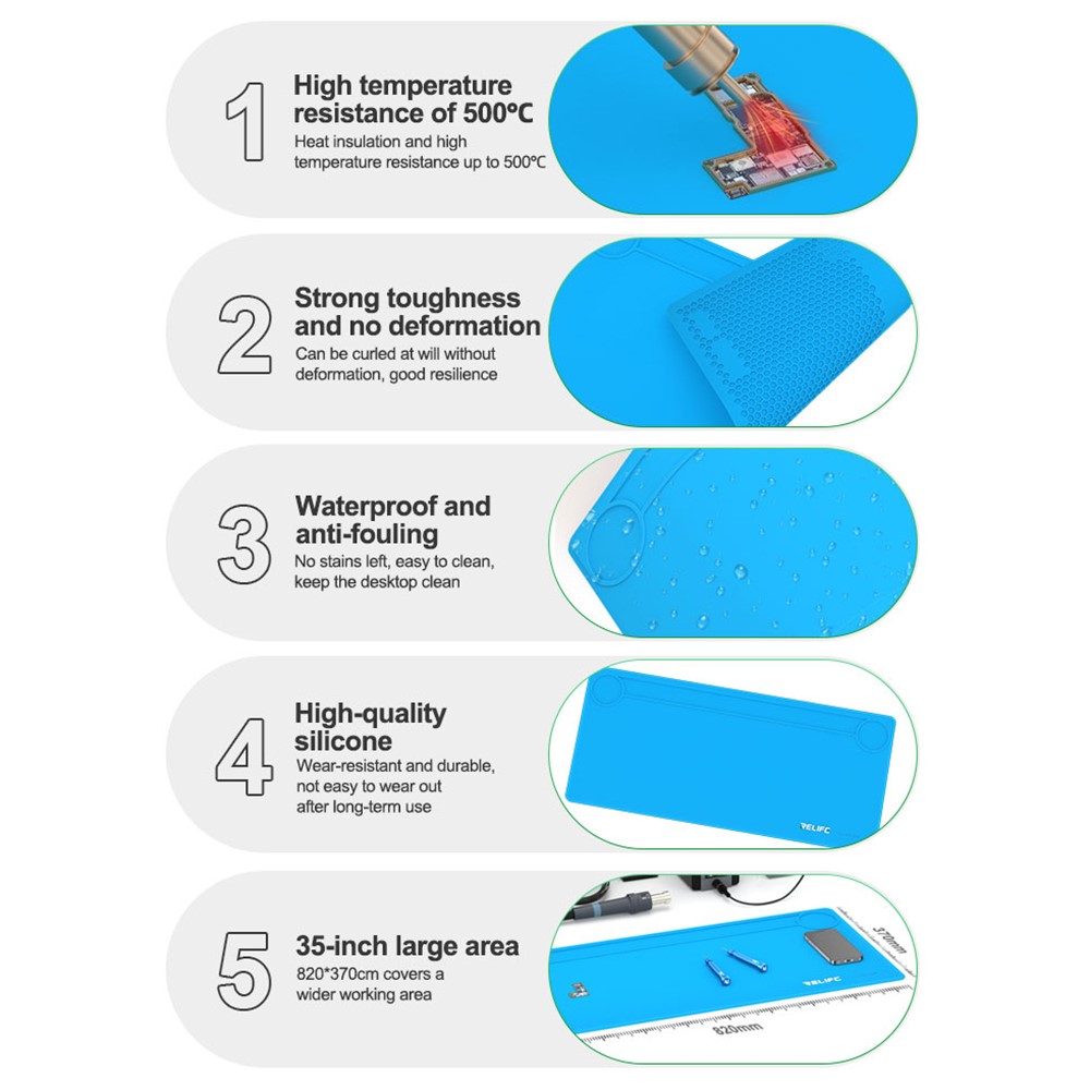 Relife RL-004DQ 35 Inch Silicone Repair Pad