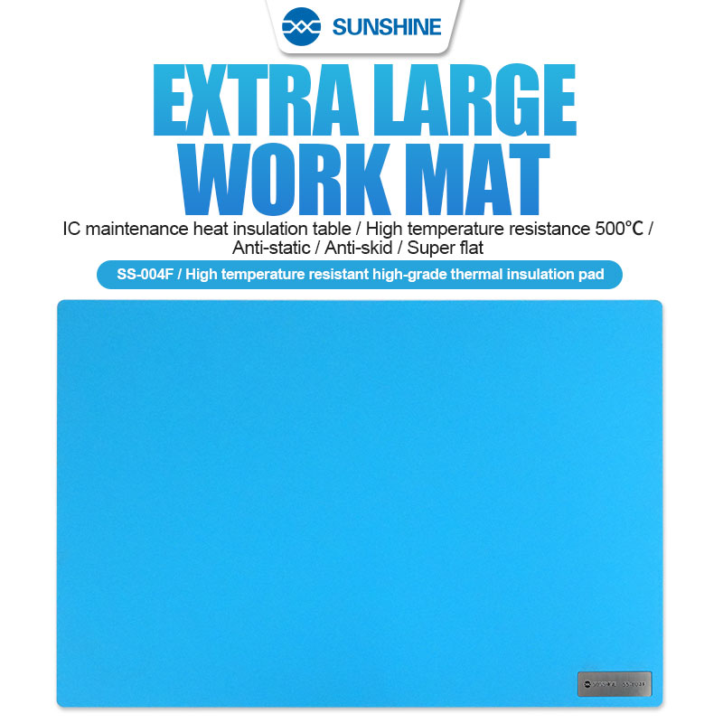SUNSHINE SS-004F Blue 500*350mm High temperature resistant advanced thermal insulation mat