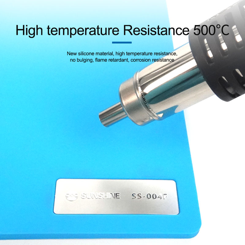 SUNSHINE SS-004F Blue 500*350mm High temperature resistant advanced thermal insulation mat