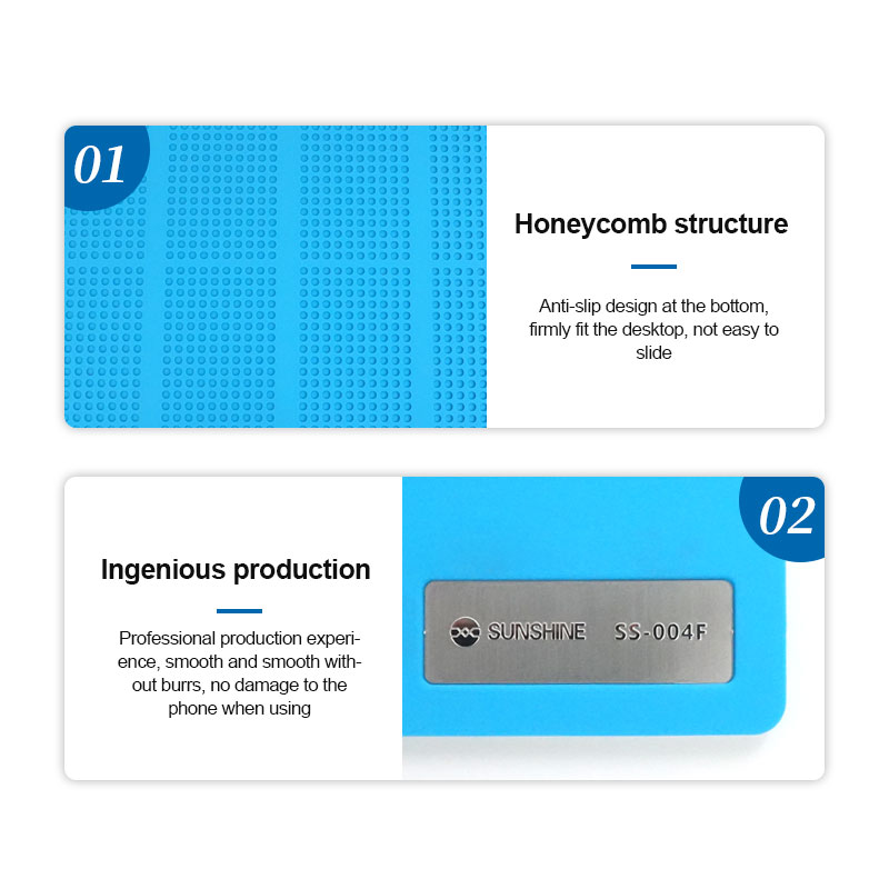 SUNSHINE SS-004F Blue 500*350mm High temperature resistant advanced thermal insulation mat