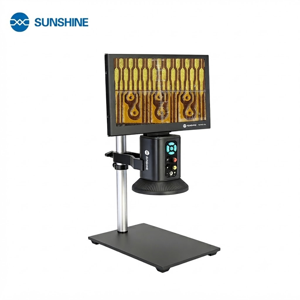 SUNSHINE MS10E-04 4k HD Digital Microscope (10.1 Inch Screen)