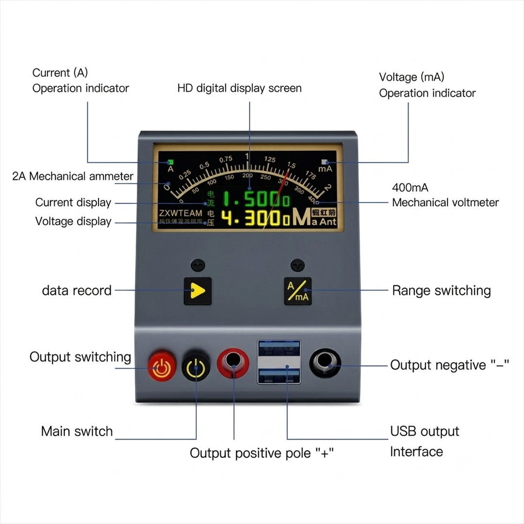 Maant Portable Bluetooth Current Recorder