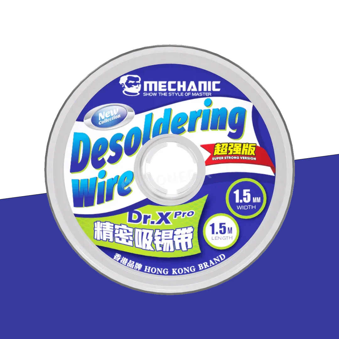 MECHANIC DR.X PRO 1.5MM*1.5M DESOLDER WIRE 10PCS (SET)