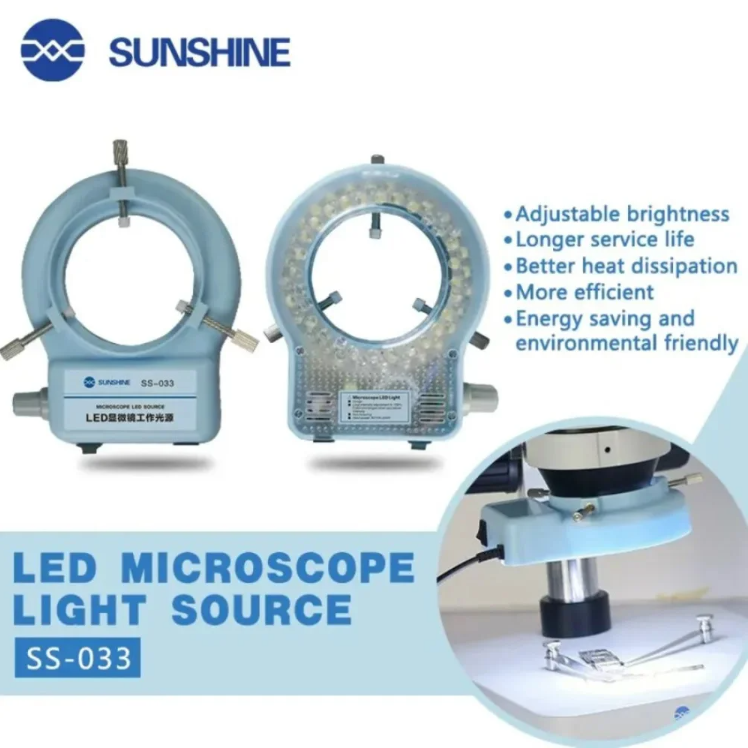 SUNSHINE SS-033 MICROSCOPE  LIGHT BLACK 1