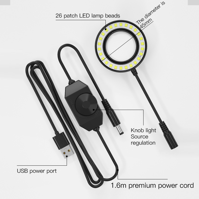 Maant My-035 Adjustable Microscope Ring Light