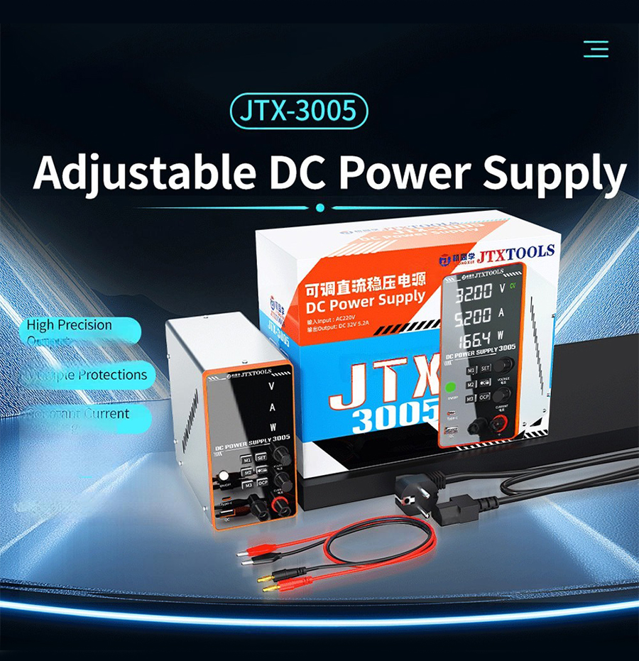 JTX-3005 4-DIGIT DC POWER SUPPLY SUPPORTS PC SOFTWARE