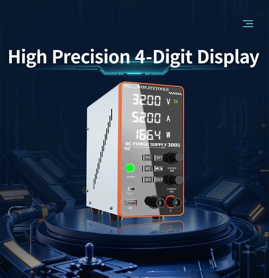 JTX-3005 4-DIGIT DC POWER SUPPLY SUPPORTS PC SOFTWARE