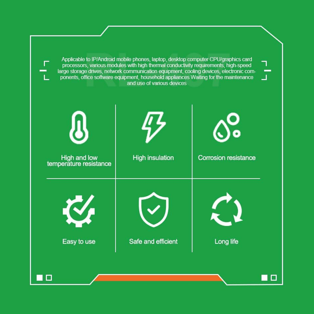 RELIFE RL-407 BLACK 6W 20G THERMAL SILICONE