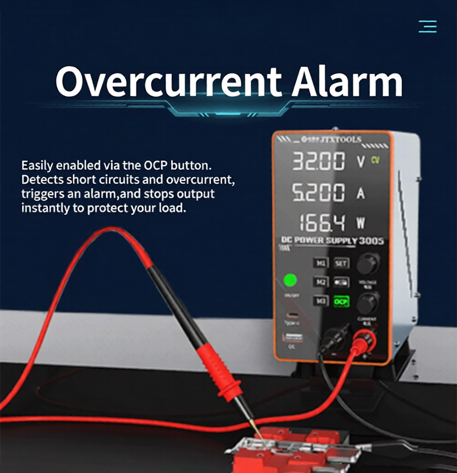 JTX-3005 4-DIGIT DC POWER SUPPLY SUPPORTS PC SOFTWARE