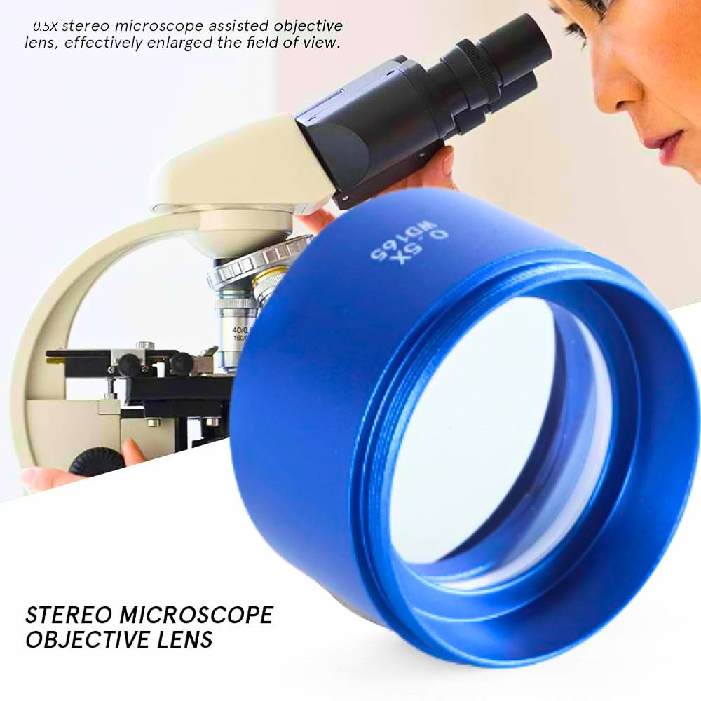 Mechanic WD165 0.5x Auxiliary Objective Lens for Trinocular Microscope