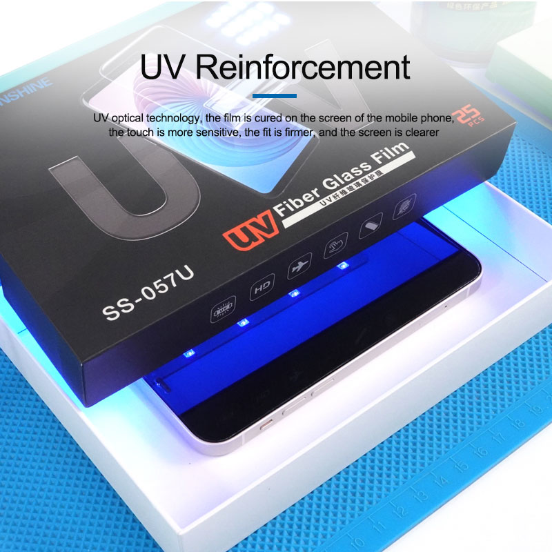 SUNSHINE SS-057U (180*120MM) TPU UV Imported Fiber Glass Protective HD Film -10PCS