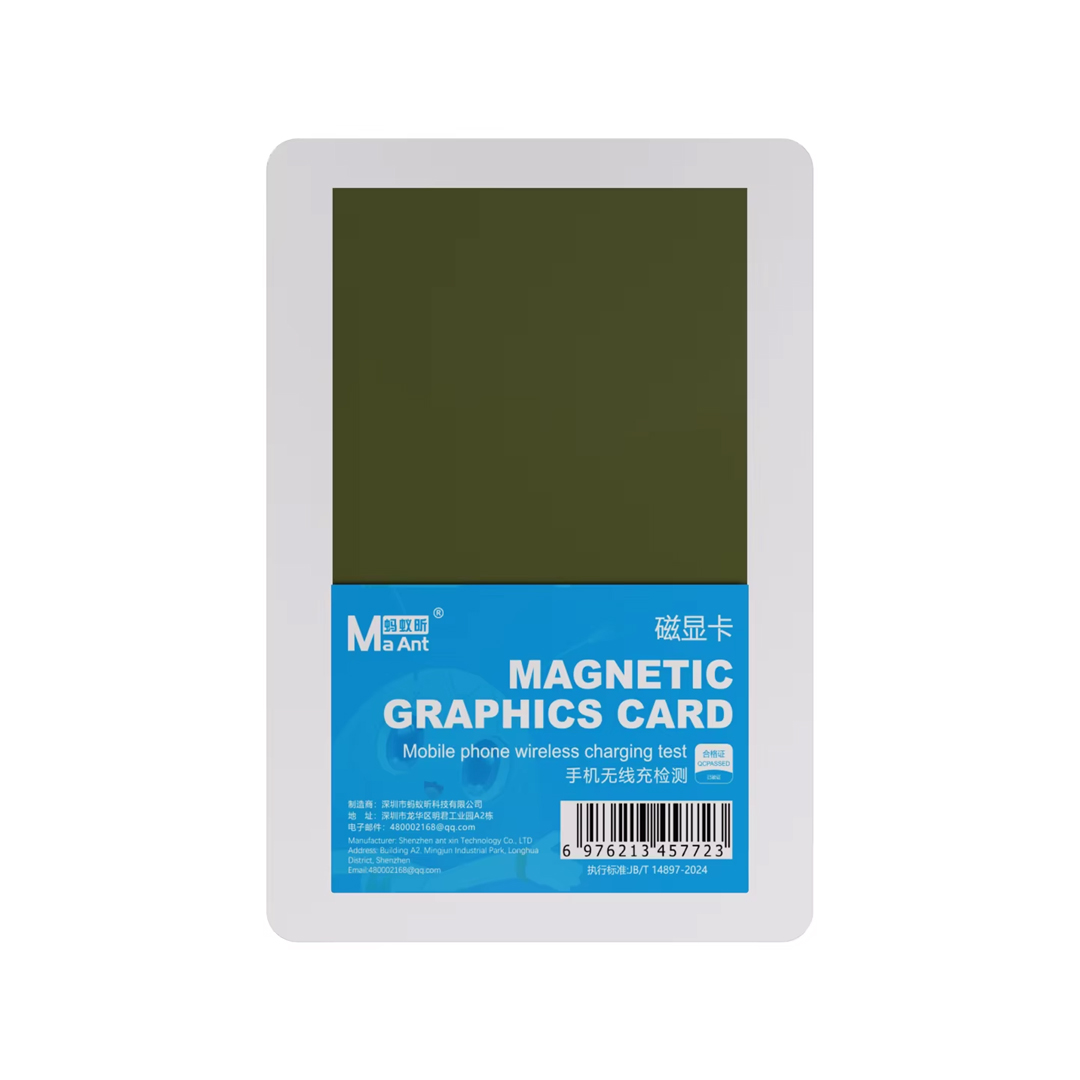 MaAnt M096 Magnetic Graphics Card for Mobile Phone Wireless Charging Test