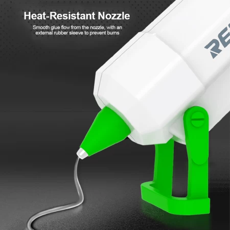 Relife RL-062E Hot Melt Glue Gun With RL-097 10Pcs Glue Sticks