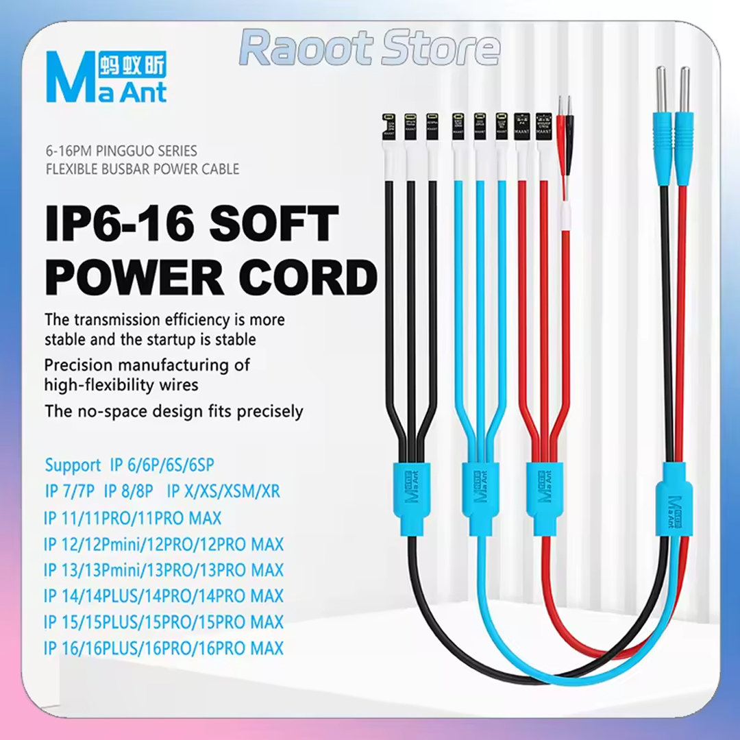 MaAnt PY2 Apple Series Power Boot Cable for iPhone 6 to 16Pro Max Repair