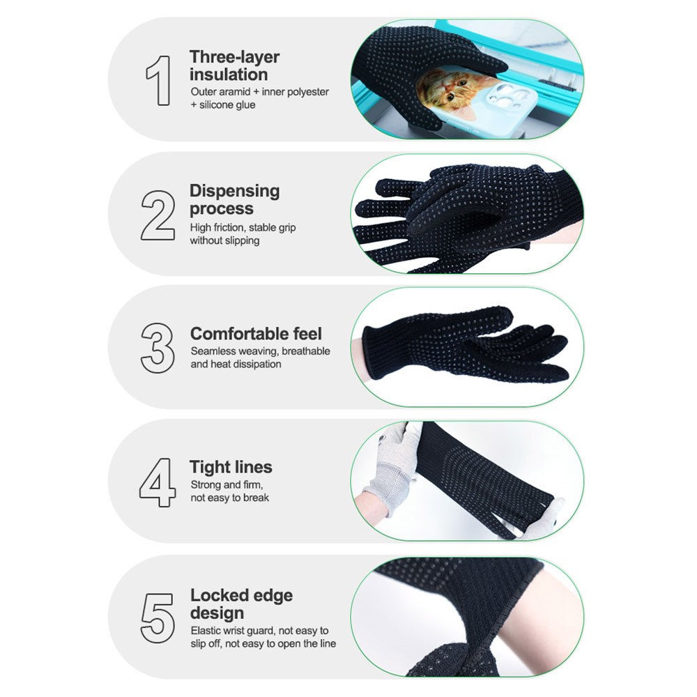 Relife RL-063A Heat Insulation Gloves