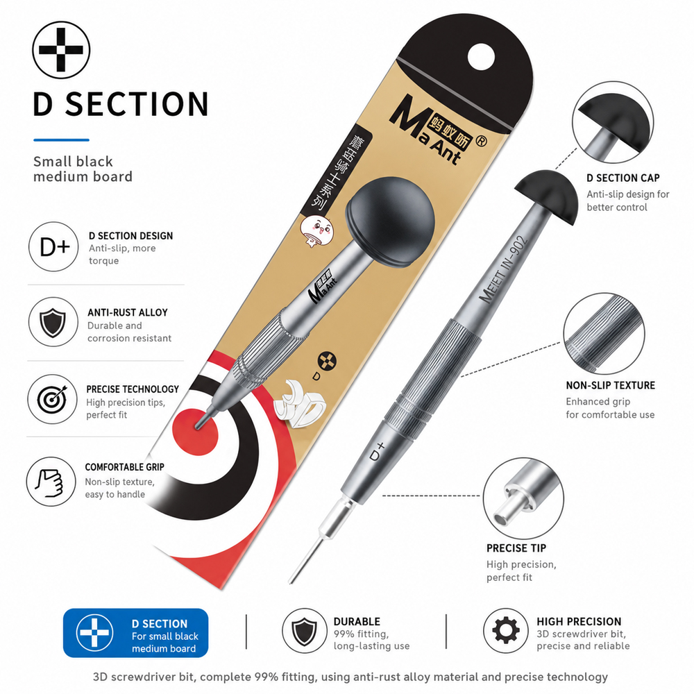 Maant My-902 3d Mushroom Knight Screwdriver Set