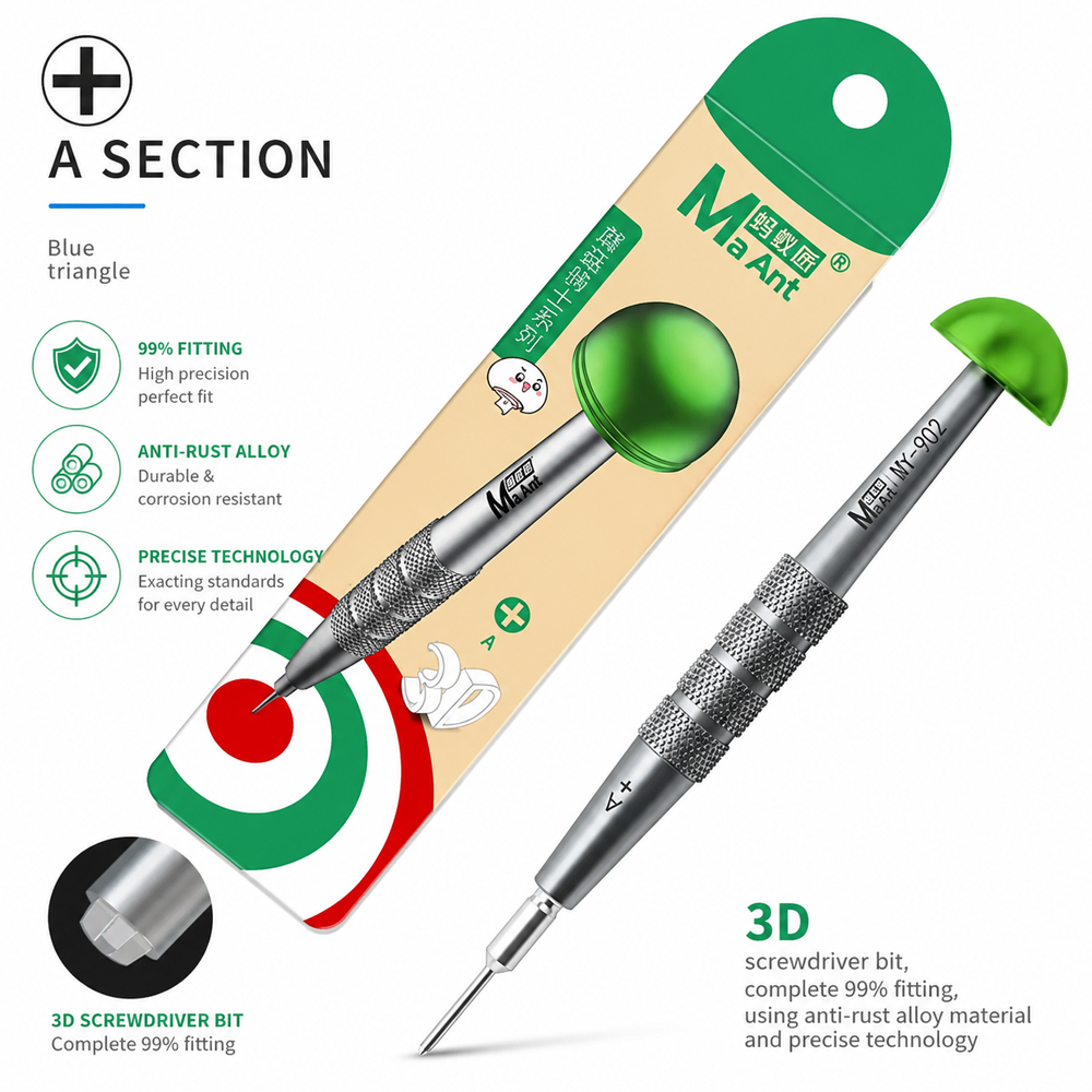 Maant My-902 3d Mushroom Knight Screwdriver Set