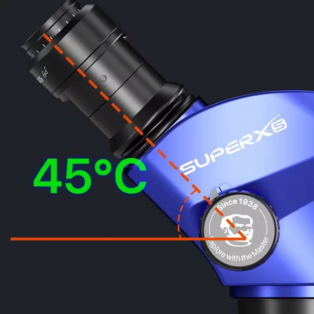 MECHANIC SUPER XS-B3 6.7X-45X TRINOCULAR STEREO MICROSCOPE
