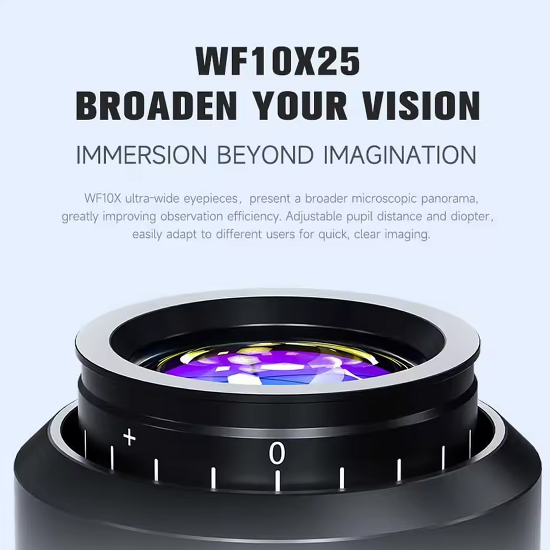 MECHANIC SUPER XS-B3 6.7X-45X TRINOCULAR STEREO MICROSCOPE