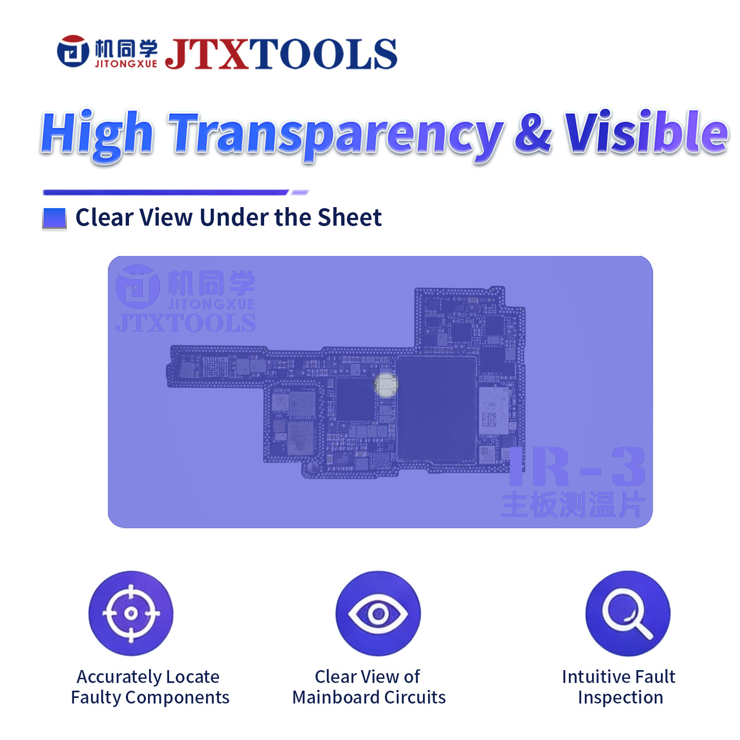 JTX IR-3 Motherboard thermometer short circuit Finder pad