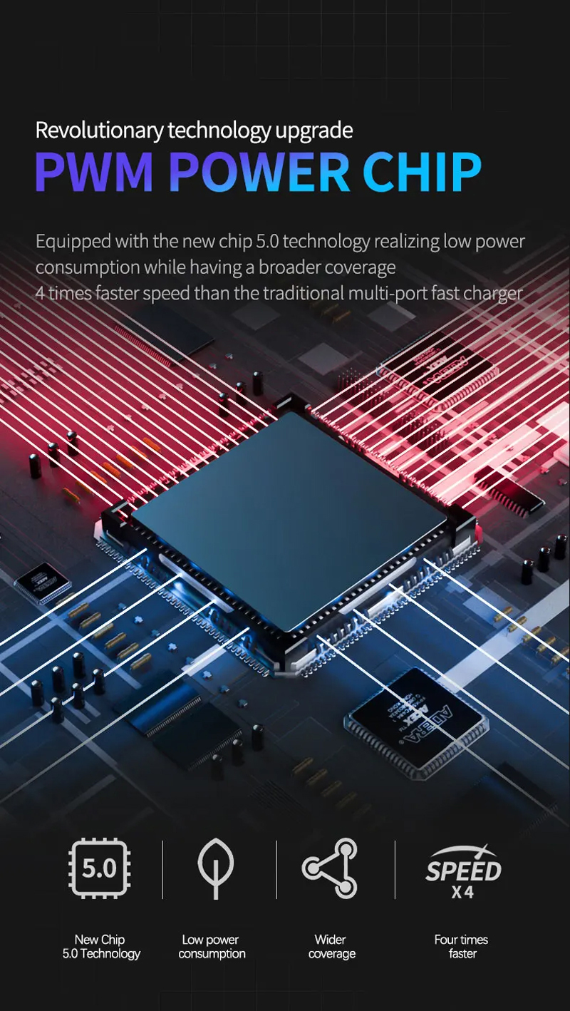 Mechanic E-Power Pro Desktop Charging Station 200W USB PD Wireless Charging Station