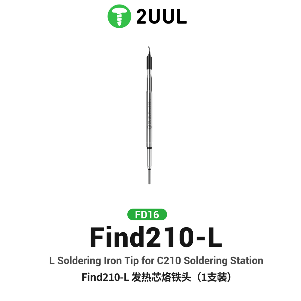 2UUL FD16 Find210-L Soldering Iron Tip for C210 Soldering Station (1 Pack)