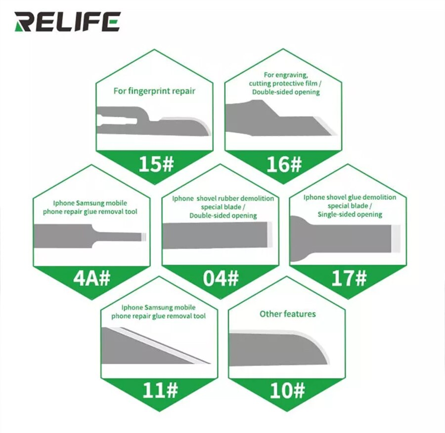 RELIFE RL-101B IC GLUE REMOVING TOOLS 5