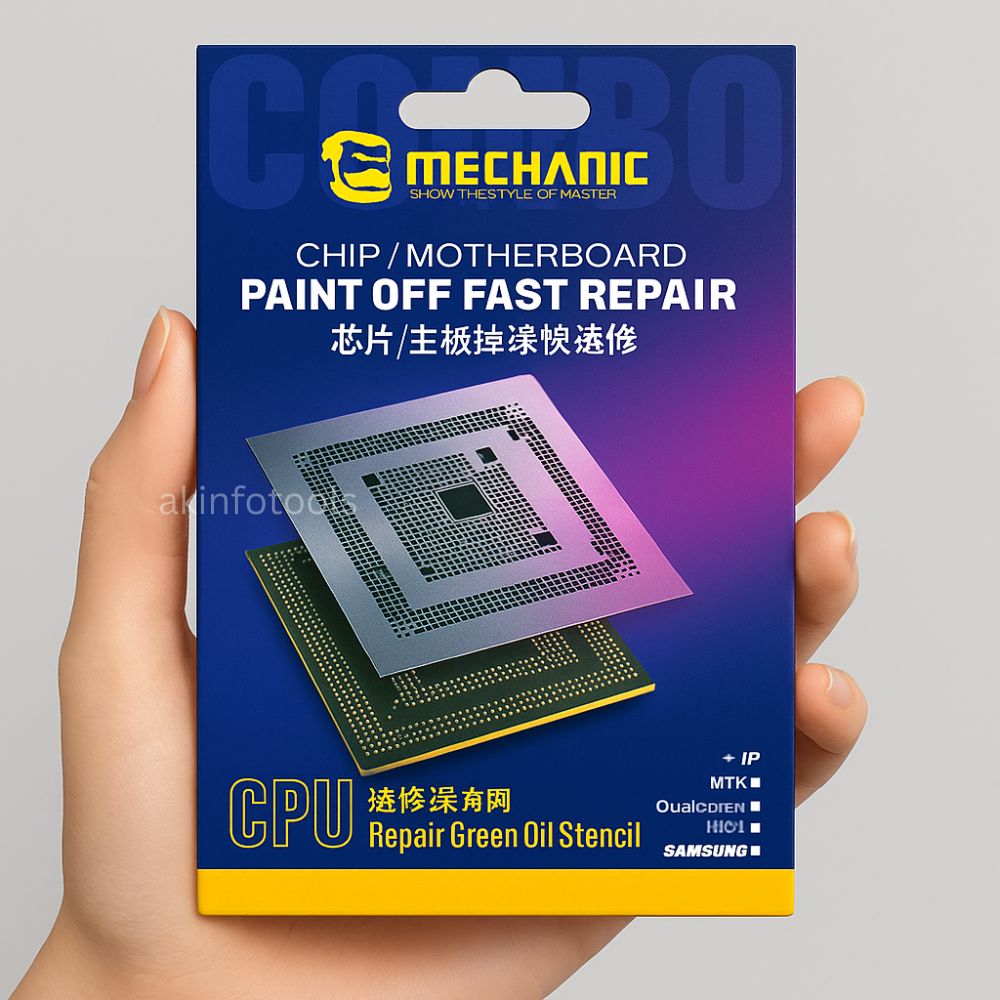 Mechanic COM80/Samsung Series-21 Pcs CPU Repair Green Oil Mesh Stencil
