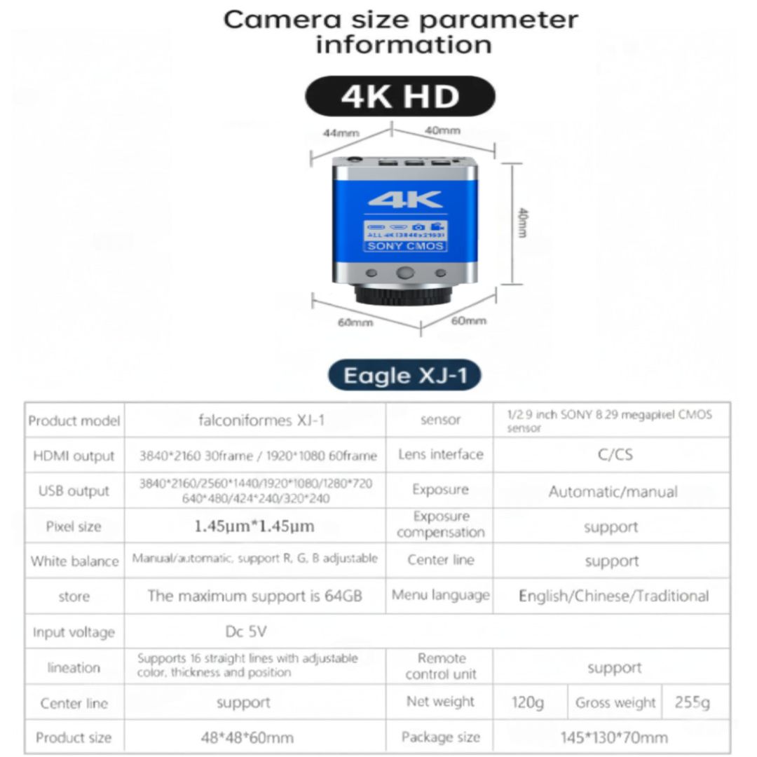 Maant Xj-1 Blue Hawkeye 4k Camera