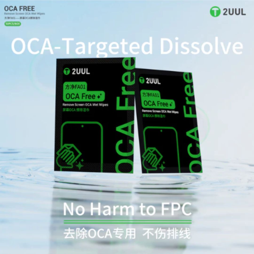 2UUL FA01 Remove Screen OCA Wet Wipes ( 50 Pcs/Box )
