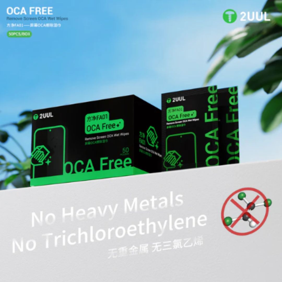 2UUL FA01 Remove Screen OCA Wet Wipes ( 50 Pcs/Box )