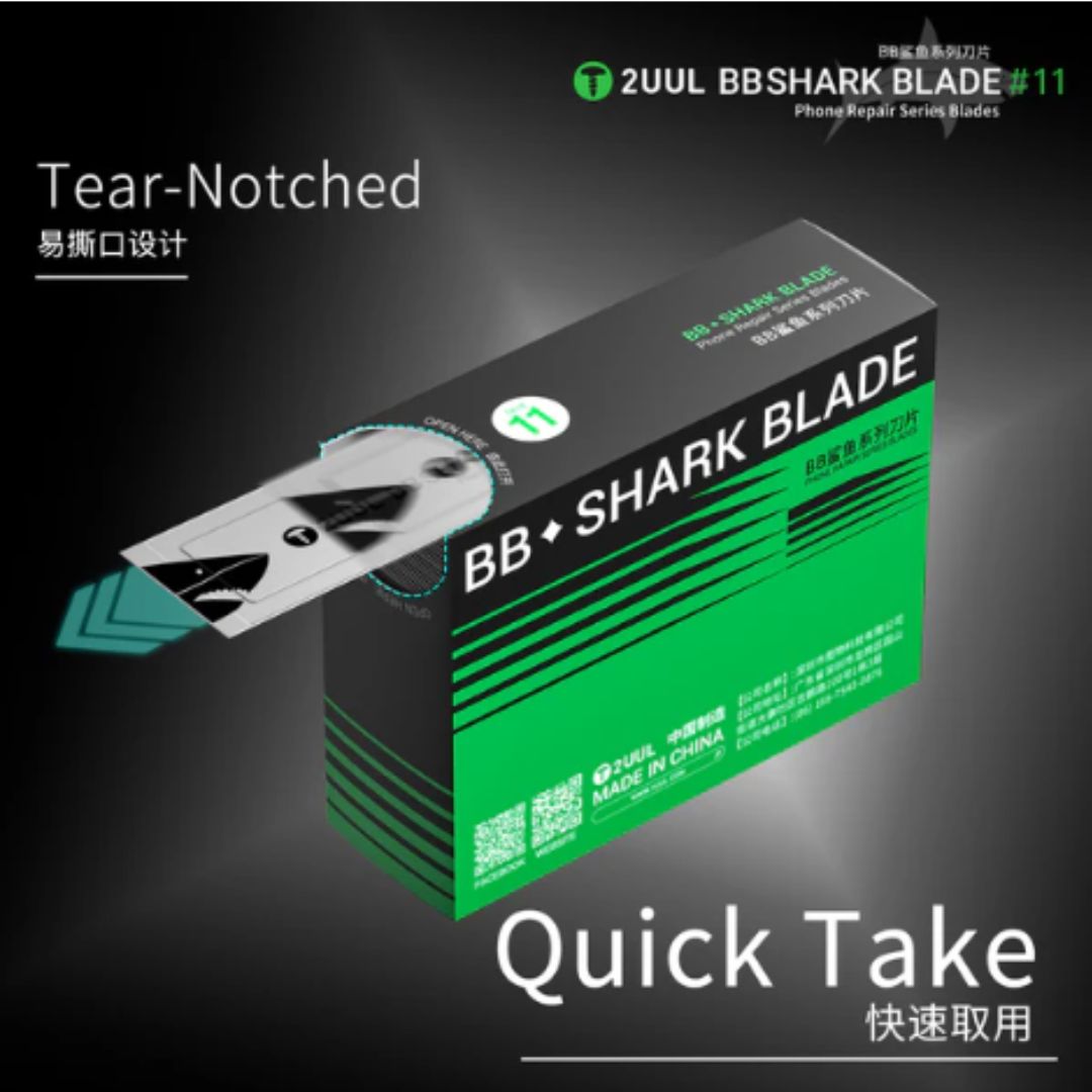 2UUL DA18 BB Shark Blade No.11 (100Pcs/Box)