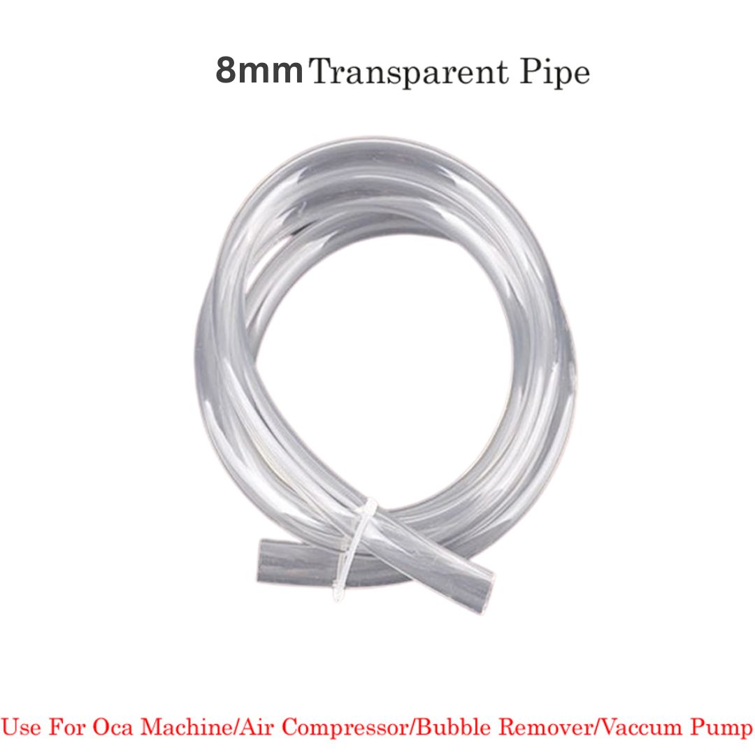 1 Meter 8mm Transparent Pipe
