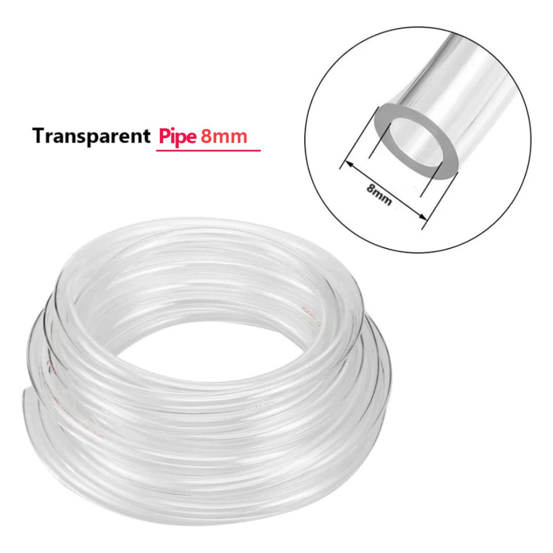 1 Meter 8mm Transparent Pipe