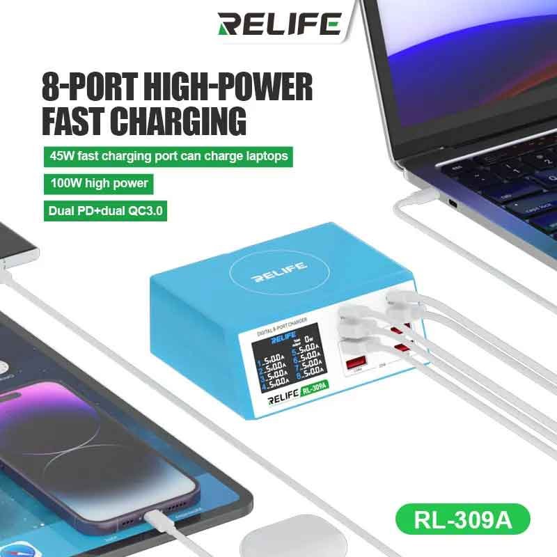 Relife RL-309A 8 Port Charger