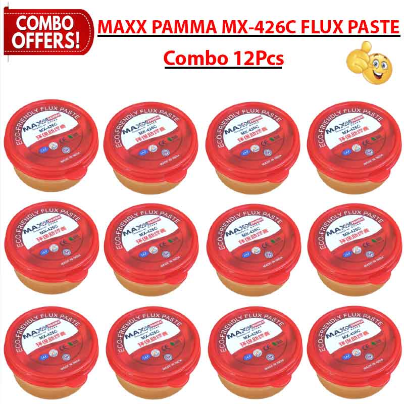 MAXX PAMMA MX-426C FLUX PASTE Combo 12 Pcs
