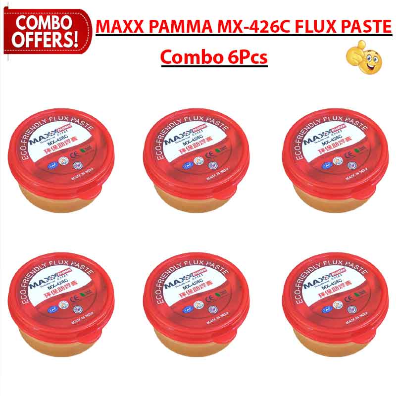 MAXX PAMMA MX-426C FLUX PASTE Combo 6 Pcs