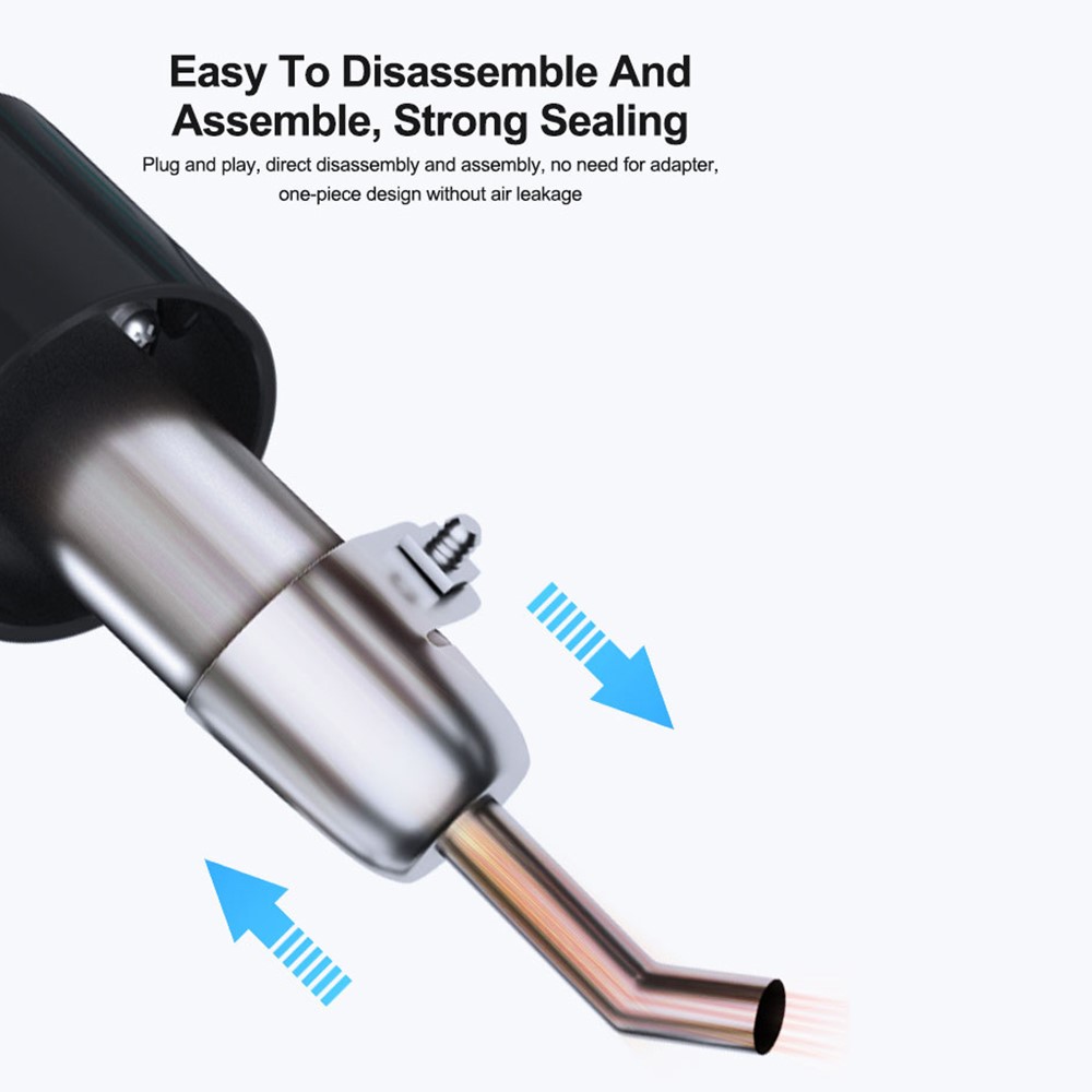 RELIFE 857 Series 6mm 45 Degree Oblique Stainless Steel Curved Hot Air Gun Nozzle