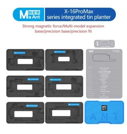 Maant M072 Integrated Tin Planting Bga Reballing Platform Set for Iphone X to 16pro Max