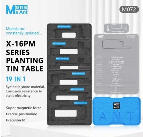 Maant M072 Integrated Tin Planting Bga Reballing Platform Set for Iphone X to 16pro Max