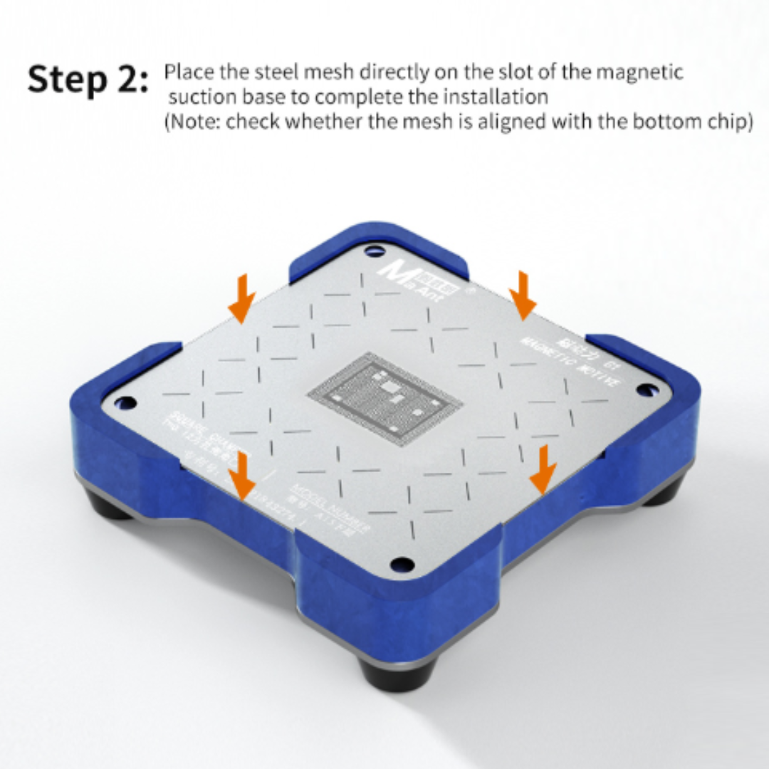 MaAnt Magnetic Power C1 Absorption Positioning Tin Planting Platform Set for Apple / HiSilicon / Qualcomm Snapdragon Series CPU