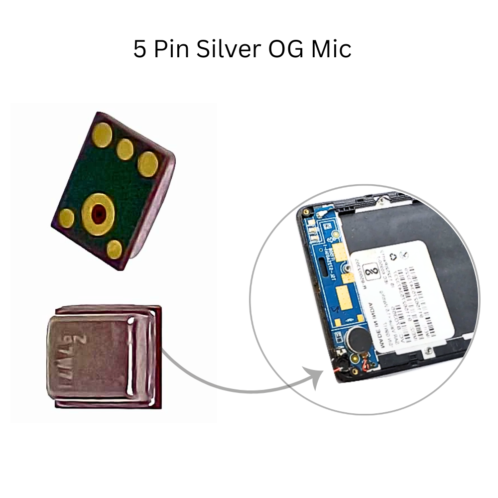 5 Pin Silver OG Mic