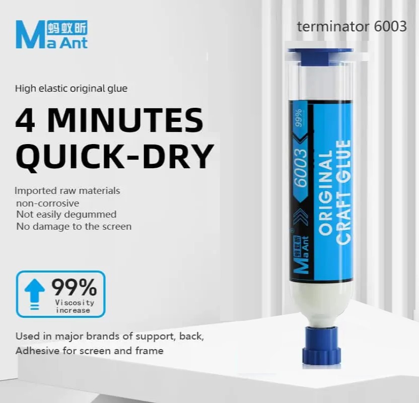 MaAnt 6003 White Terminator Original Craft Glue (30ML) for Mobile Phone Back Covers / Frames / Screens